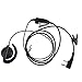 KEYBLU Flexible Ear Receiver Earpiece for Kenwood 2 Way Radio 2 Pin