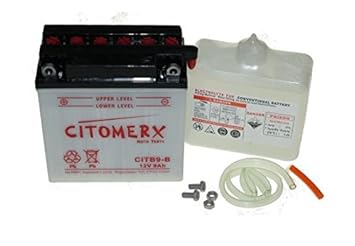 Batterie 12V 9AH für Aprilia RS, Gilera, Honda, Malaguti, Vespa, Triumph, Yamaha