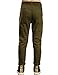 Boys' Elastic Waistband Slim Fit Jogging School Pants for Kids Size 6-18 Army Green, 130 (US Size 8)