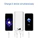 Portable Charger,24000mAh Power Bank EMNT 2.4A Quick Charge 2.0 Compact USB Type C Port External Battery Pack for Smartphones,Iphone X Iphone 8,Ipad,Samsung Galaxy S8,Tablets and More-White