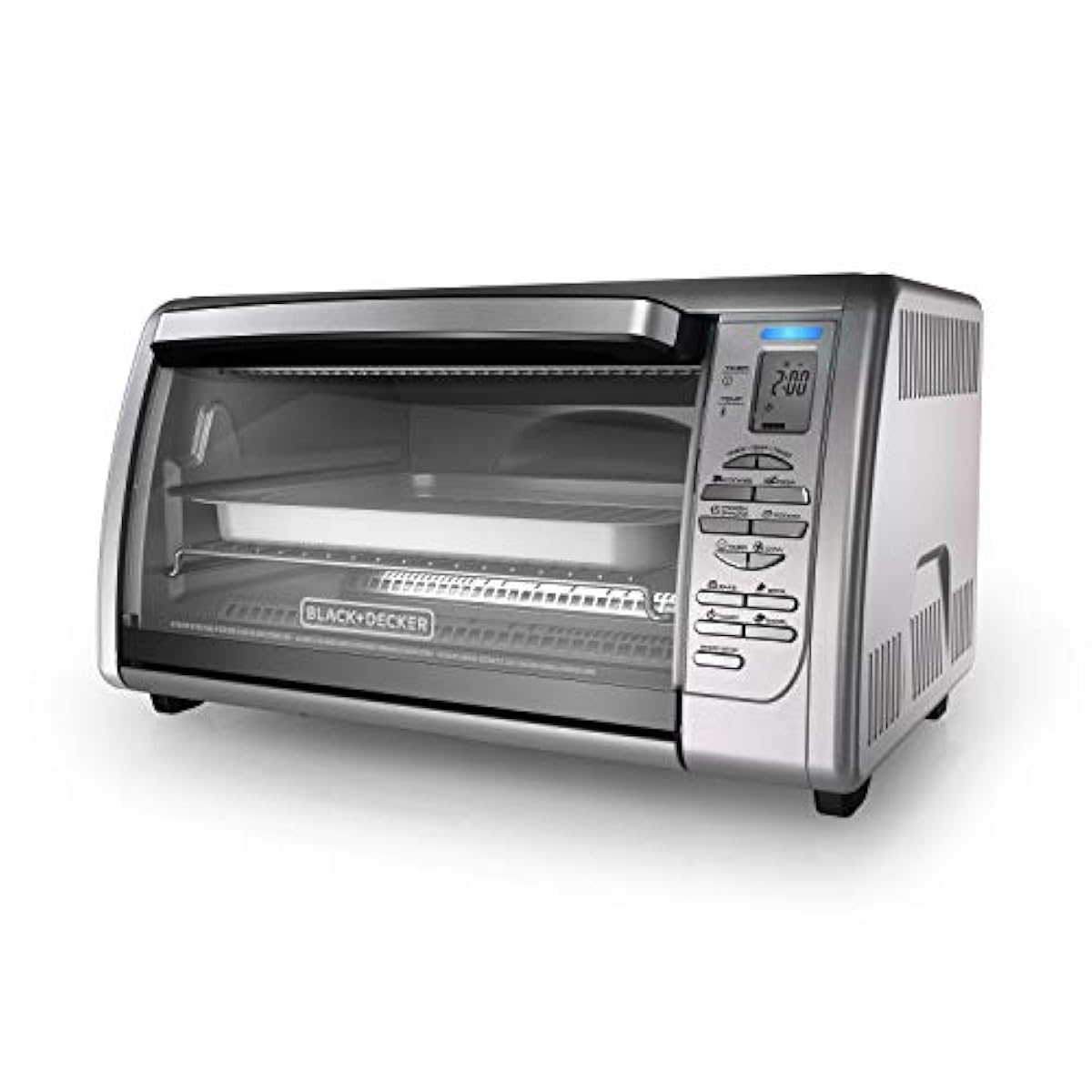 BLACK+DECKER Countertop Convection Toaster Oven, Silver, CTO6335S eBay