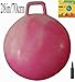 Space Hopper Ball with Air Pump: 28in/70cm Diameter for Age 13+, Hop Ball, Kangaroo Bouncer, Hoppity Hop, Jumping Ball, Sit & Bounce
