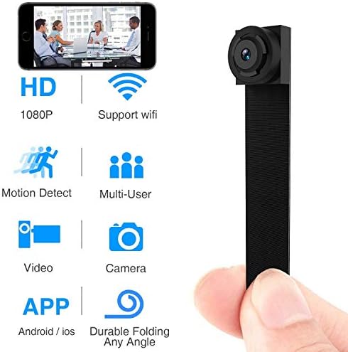 Bblank Mini Spy Hidden Camera, With Motion Detection,Compact Indoor/Outdoor Camcorder 1080P HD Home Security Surveillance Camera