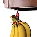 Banana Bungee Original Hanger-Under Cabinet Banana Hook & Holder-Made in USA-Red-Screw Anchor