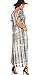 GRECERELLE Womwen's Casual Maxi Short Sleeve Split Tie Dye Long Dress