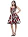 GRACE KARIN Women's Halter Vintage Rockabilly Ball Dress Color D(M)