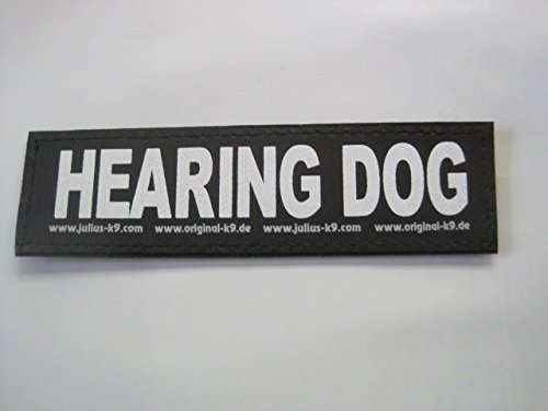 Hearing Dog (Large) Package of 2 Julius-K9 for K-9 Harnesses