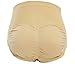 Fairysu Womens Shorts Padded Seamless Butt Hip Enhancer Shaper Underwear Panties (Medium, Nude)