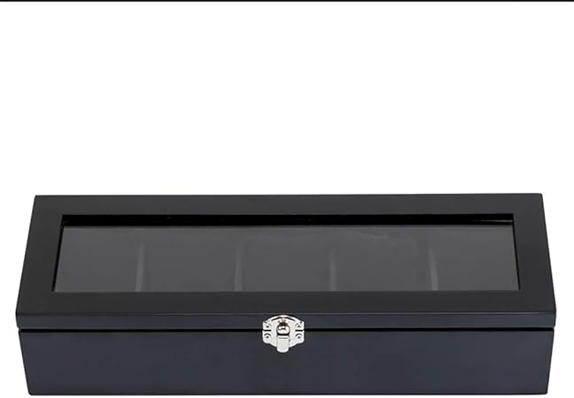 Organizadores y cajas para joyas Caja de reloj de joyería de madera Caja de exhibición de