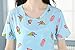 MyFav Big Girls Sweet Girl Pajama Set For Sleep Ice-cream Novelty Design Clothes
