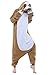 NEWCOSPLAY Family Unisex Onesies Pajamas Cosplay Sleepsuit Costume Pajamas (S, Sloth)