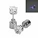 Glowing Diamond Stainless Steel LED Earrings For Party Club Disco Rave Bright Stylish Fashion(1-4 Pair) -Kailian
