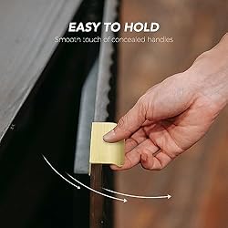Ravinte 10 Pack Finger Pulls for Cabinets