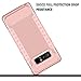 Galaxy Note 8 Case, K-Moze Shockproof Hybrid High Impact Hard Plastic+Soft Silicon Rubber Armor Case for Galaxy Note 8 - Rose Gold
