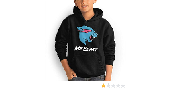 Amazon.com: DISINIBITA Mr Beast Sudadera de manga larga con capucha para  niños : Ropa, Zapatos y Joyería