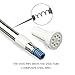 BEOKREU Shower Curtain Rod Easy Installation Spring Tension Shower Rod Adjustable Rod 43inch-78inch