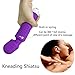 CNHIDEE Mini Wand Massager for Relieves Stress Waterproof Rechargeable Neck shoulder Body Back Sport Massage Travel Friendly 20X Magic Patterns Vibration Personal Quiet Powerful Mini Size