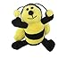 Bumble Bee Plush Keychain By Unipack - Soft, Small Bee Gift, Lovable Bee Party Favor, Adorable Bee Toy.