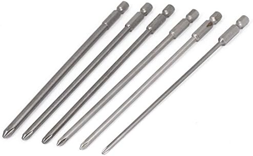 150mm Long Round Shaft Magnetic Phillips Screwdriver Bits Set 6 In 1