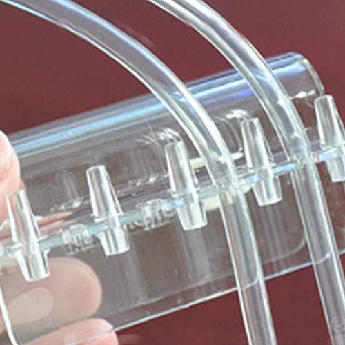 zoele Aquarium Soft Hose Fixture Holder Dosing Pump Air Reef Tank 5 Tube Buret Rack Pipe Hanger Clamp Bracket Mount Manifold - Thumbnail 5