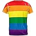 Rainbow Gay Pride All Over Adult T-Shirt
