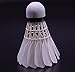 Badminton 12 Pack Goose Feather Shuttlecocks with Great Durability and Stability Suitable Birdies Balls for Outdoor Indoor Sports Training
