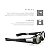 SainSonic Zebra 10M 144Hz 3D Active Shutter Glasses Rechargeable IR 3D Glasses for SamSung Vizio Acer ViewSonic BenQ Vivitek Optoma Infrared 3D DLP-Link Ready Projector, HDTV, Black