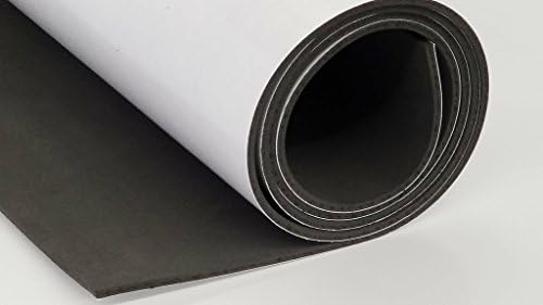 Sponge Neoprene Foam Rubber Sheets and Strips with ADHESIVE BACKING Soft/Medium Hardness- Cut to multiple dimensions and lengths - DIY, Gaskets, Cosplay, Costume, Crafts