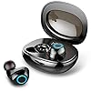 Wireless Headphones, Wireless Earbuds [Super Light] Bluetooth 5.1 Headphones with Type-C Charging Case, Wireless…