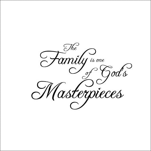 Fantastic Job Inspirational Quotes Vinyl Wall Art Home Decor Decal Sticker - The Family Is One Gods 40.661Cm