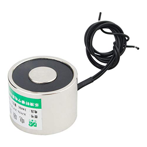 Electrical Buddy Electric Lifting Magnet Electromagnet Solenoid, 24V, 10 kg,30 mmx22mm