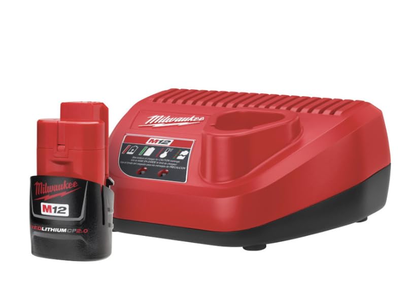 Photo 1 of Milwaukee 48-59-2420 M12 Ct 2.0 Starter Kit,Red/Black