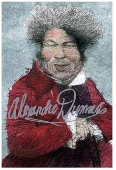 Alexandre Dumas Note Card