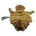 Hyper Pet Critter Skinz Beaver Super Squeaker Plush Dog Toy, Large
