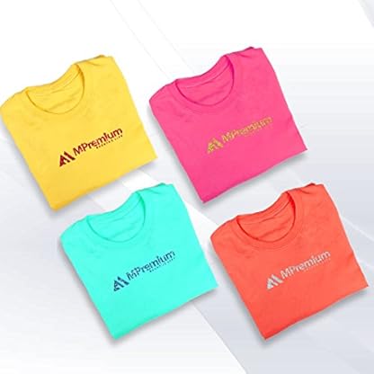 MiPremium PU Heat Transfer Vinyl HTV, Iron On Vinyl Starter Pack, Assorted Bundle Kit of Heat Press Vinyl in 10 Most Popular of HTV Glitter & Plain Colors, Easy to Cut Weed & Press (10 x Pack) - Image 3