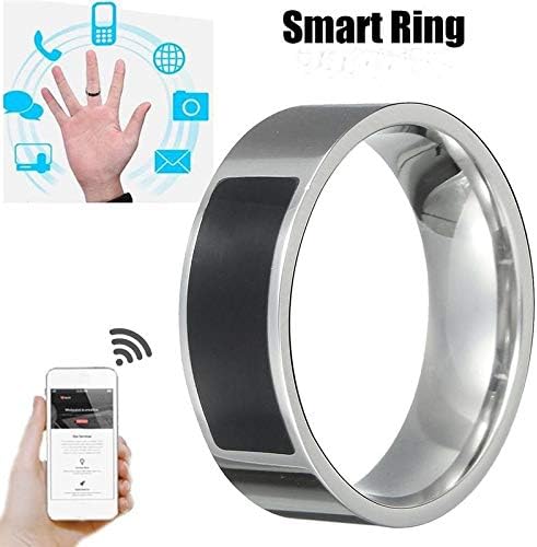 Bokoo NFC Universal Wear Smart Ring, Multifunctional Waterproof Intelligent Ring Smart Wear Finger Digital Ring for iPhone X XR XS MAX Huawei Mate 20pro (13#)