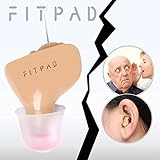 FITPAD Hearing Amplifier Noise Reduction Hearing Amplifier Super Mini Sound Amplifier Clear Sound Portable Hearing Amplifiers with A10 Battery (Right)