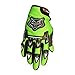 ATV Street Bike Motorcycle Gloves 02 Green (Med)
