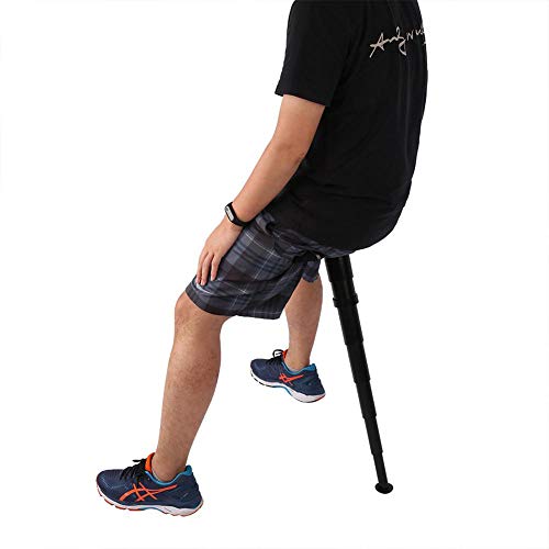 Oshide Outdoor Shrink Folding Stool Waiting Subway Tour Light Mini Portable Seat Telescopic Folding Stool Adult Queue Artifact Portable