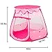 Famoy Ball Pits for Toddlers, Folding Princess Play Tent Pop Up Toys for 3 Year Old Girl, Pink (Balls not Included)