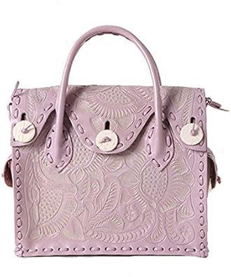 Amazon Carving Tribes カービングトライブス Maestra S Mtlc aw マエストラ カービングバッグ Grace Continental グレースコンチネンタル Lavender ラベンダー Freeサイズ ハンドバッグ