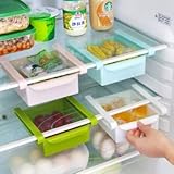 UR Kitchen Gadgets Plastic Kitchen Refrigerator Fridge Storage Rack Freezer Shelf Holder Kitchen Organization