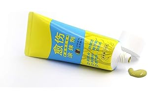 TOPINCN Bonsai Grafting Paste, Acrylic, Plant Wound Healing Agent, 100g with Brush for Tree Maintenance (Assorted Color)