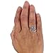 Oxford Diamond Co Wave Ocean Beach Lab Created Opal .925 Sterling Silver Ring Sizes 4-12. Colors Available (Lab Created Blue Opal, 10)