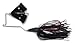 Megastrike Cavitron Buzzbait (3/8-Ounce, Black Blade Black Skirt)