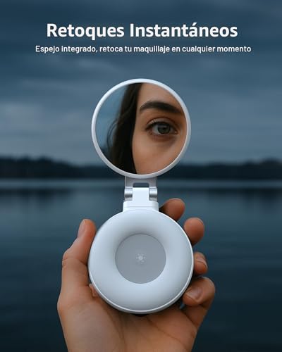 TELESIN C03 Magnetic Selfie Light, Selfie Light for iPhone/Android | Phone Light with 3 Lighting Modes, Portable LED Selfie Light for Selfies/Photography/Zoom Calls