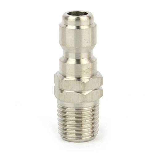 Interstate Pneumatics PW7137 Pressure Washer 1/4" MNPT Stainless Steel Plug 5200 PSI