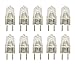 Vstar® G8 120V 25W 3000K Halogen Light Bulbs,G8 Electric Lamps(10 Pcs)