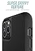 Smartish iPhone 11 Pro Slim Case - Gripmunk [Lightweight + Protective] Thin Cover (Silk) - Black Tie Affair