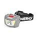 NEBO 250 Lumen Duo Headlamp LED Spot Light Flood Light Red Mode with 6 Nebo AAA Batteries and Lumintrail Keychain Light